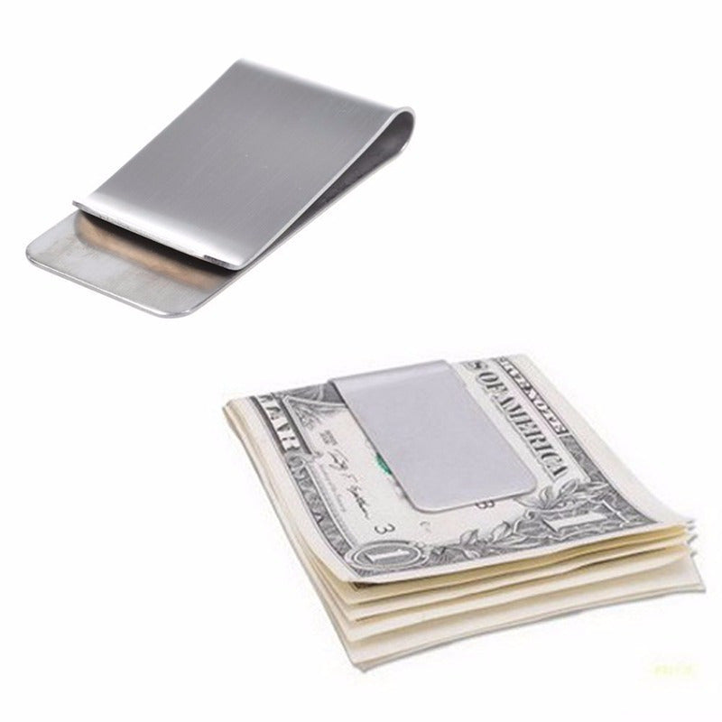 Money Clip Color Plata P/tarjetas Y Billetes Envío Gratis