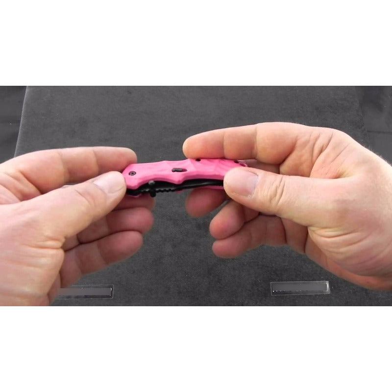 Navaja Asistida Rosa  Smith & Wesson Swblop3smp