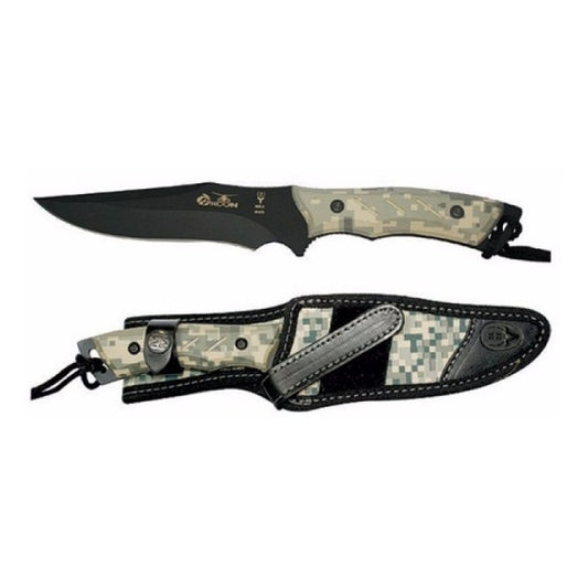 Cuchillo Muela Typhoon Camo Acero 440 Alta Dureza + Grabado