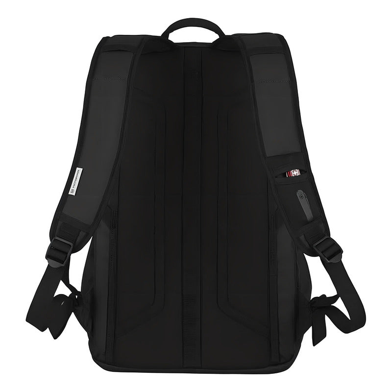 Mochila Altmont Slimline Laptop Backpack Victorinox 606739 Color Negro Diseño De La Tela Liso
