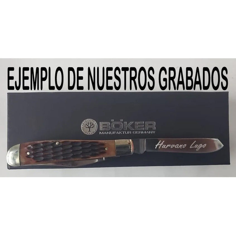 Personalización De Navaja C/nombre O Logo Grabado Permanente