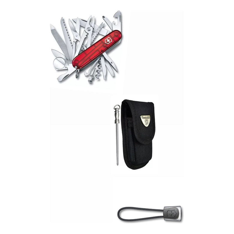 Navaja Swischamp Victorinox 1.6795.t Funda+minichaira+cordon