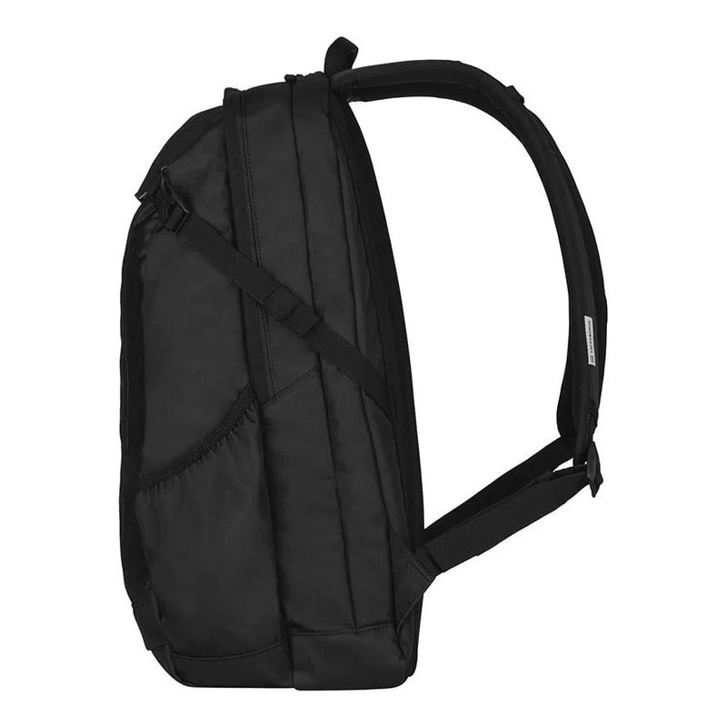 Mochila Altmont Slimline Laptop Backpack Victorinox 606739 Color Negro Diseño De La Tela Liso