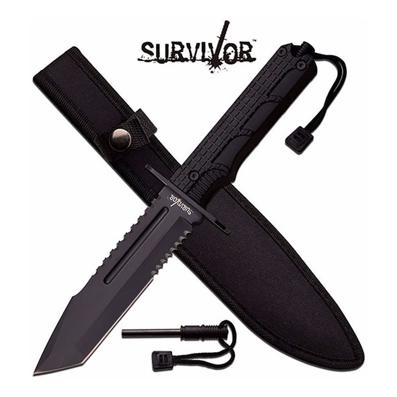Cuchillo Survivor Hoja Fija Hk-796tb