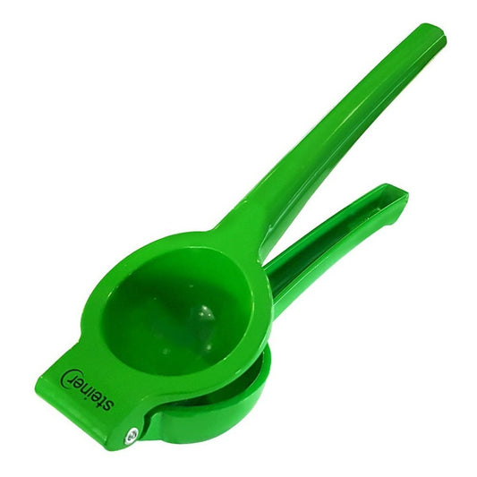 Exprimidor De Limones Aluminio Verde 20cm