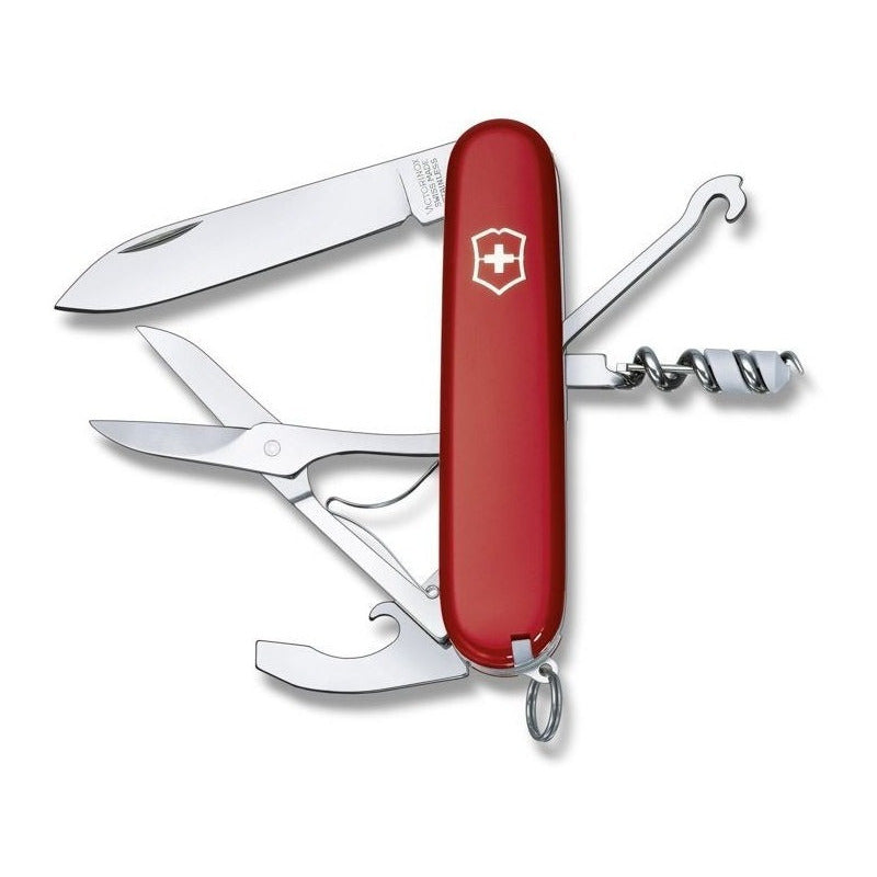 Navaja Victorinox A Compact, Rojo 1.3405 Con Funda Y Cordon