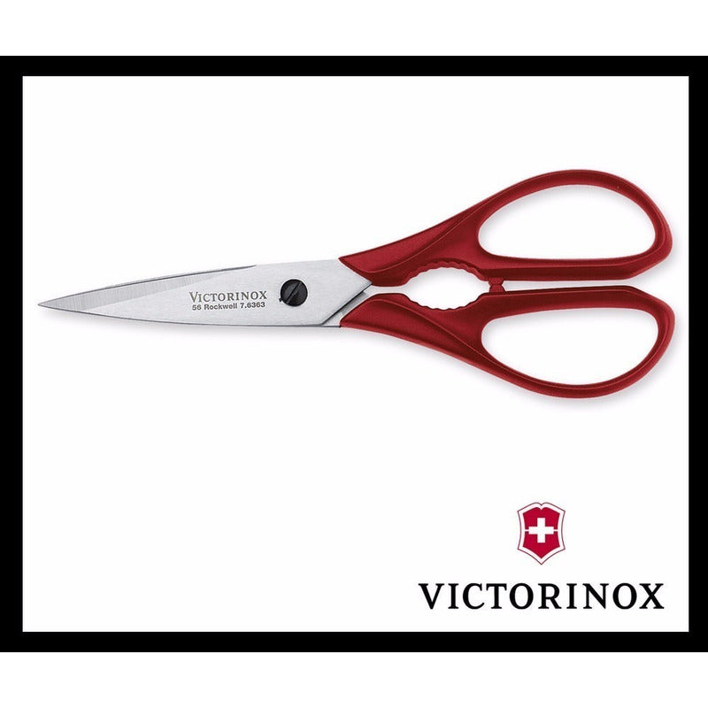 Tijeras Victorinox Rojas Para Cocina Acero Inoxidable 7.6363