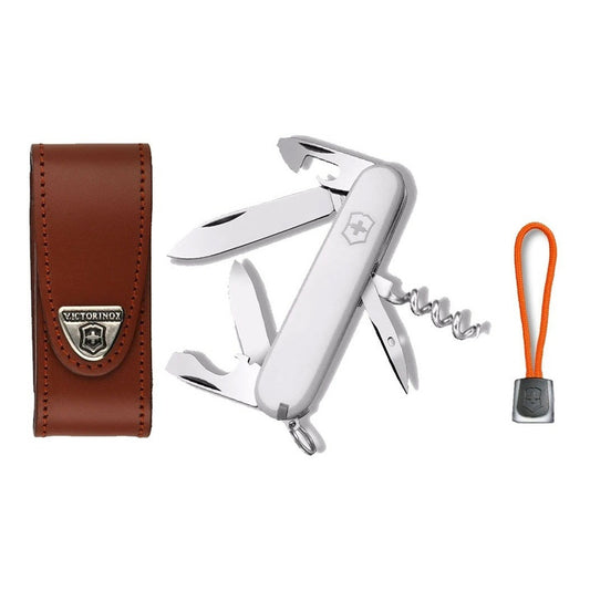 Navaja Victorinox Spartan 1.3603.7+ Funda+ Cordón+ Grabado