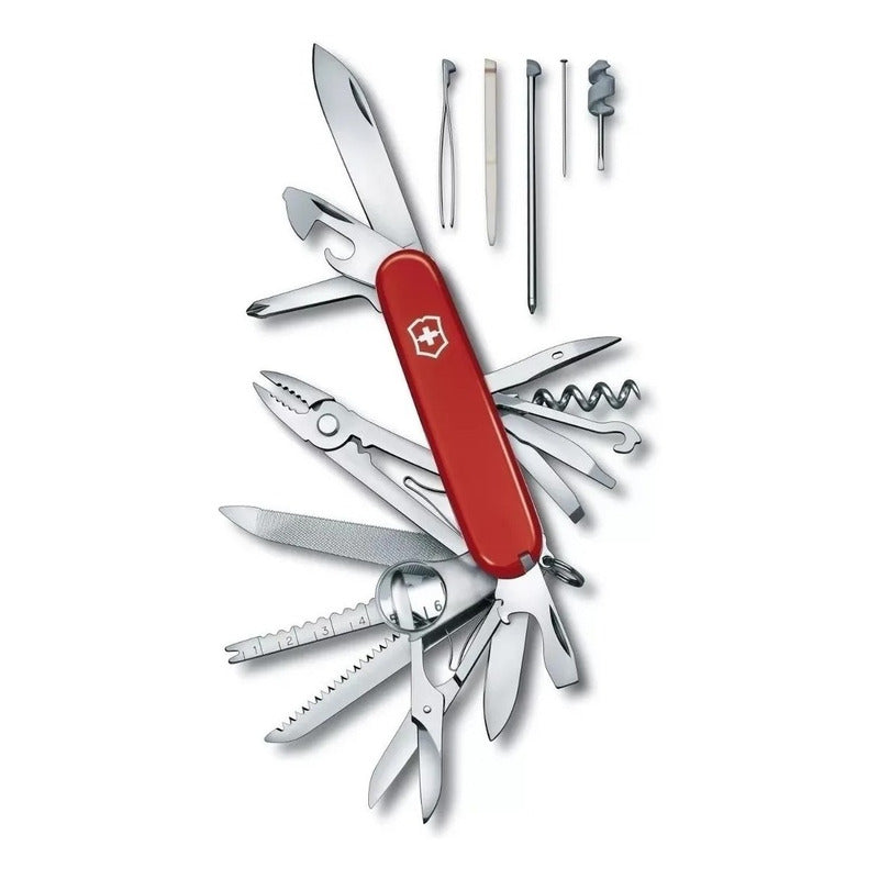Navaja Swisschamp Victorinox+funda Nylon +cordonvx