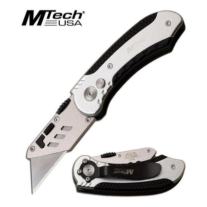 Navaja Mtech Usa con alto contenido de carbono SK5 en la hoja