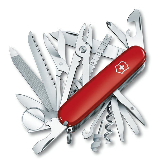 Navaja Victorinox Swiss Champ Roja 33 Usos 1.6795 Grabada