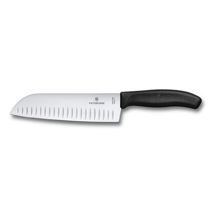 Cuchillo Cocina Filetero Santoku Troquelado, Mango Nylon