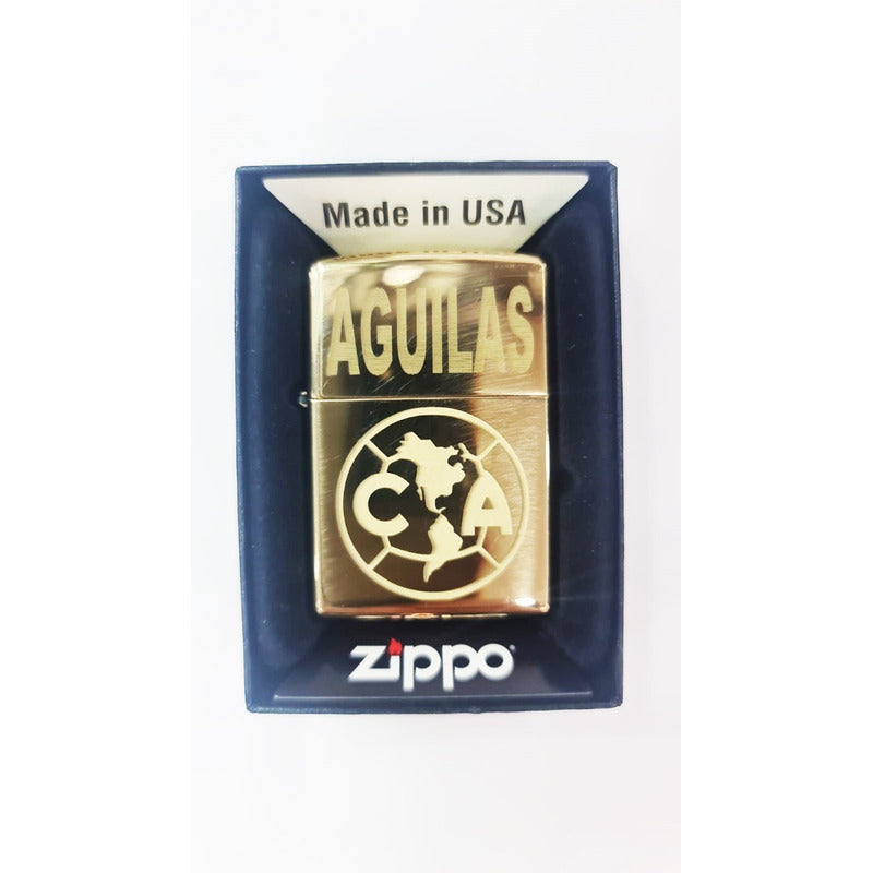 Encendedor Zippo Dorado Original Personalizado Con Grabado X
