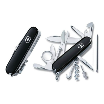 Navaja Victorinox Swisschamp, Funda Piel, Cordon + Gorra Vx