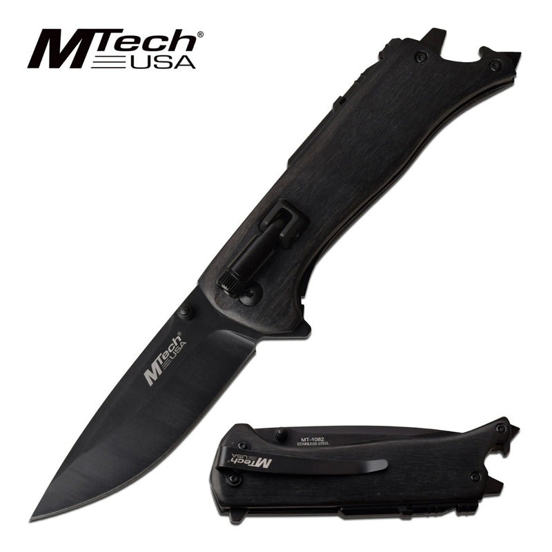 Mt1082bk Mtech Linerlock Navaja De Bolsillo Negra