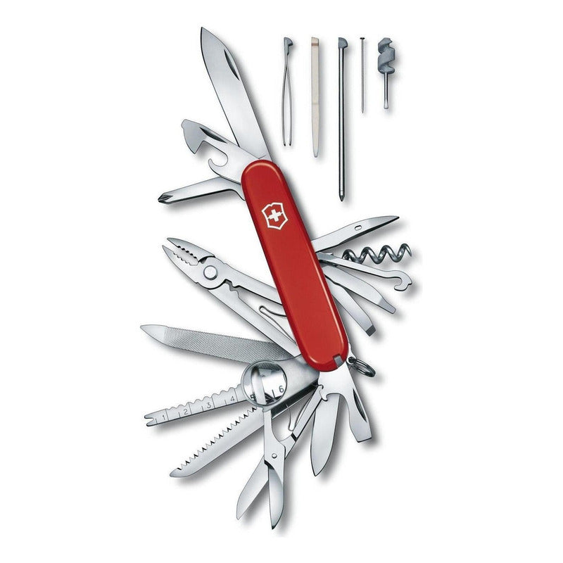 Navaja Multiherramienta Victorinox Swiss Champ Roja Con 33 Funciones