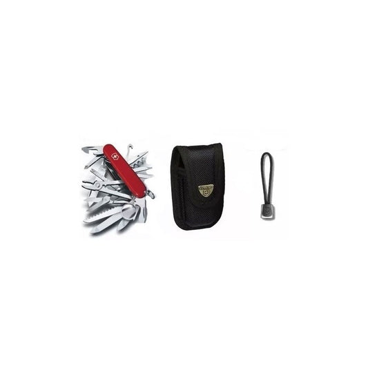 Navaja Swisschamp Victorinox+funda Nylon +cordonvx