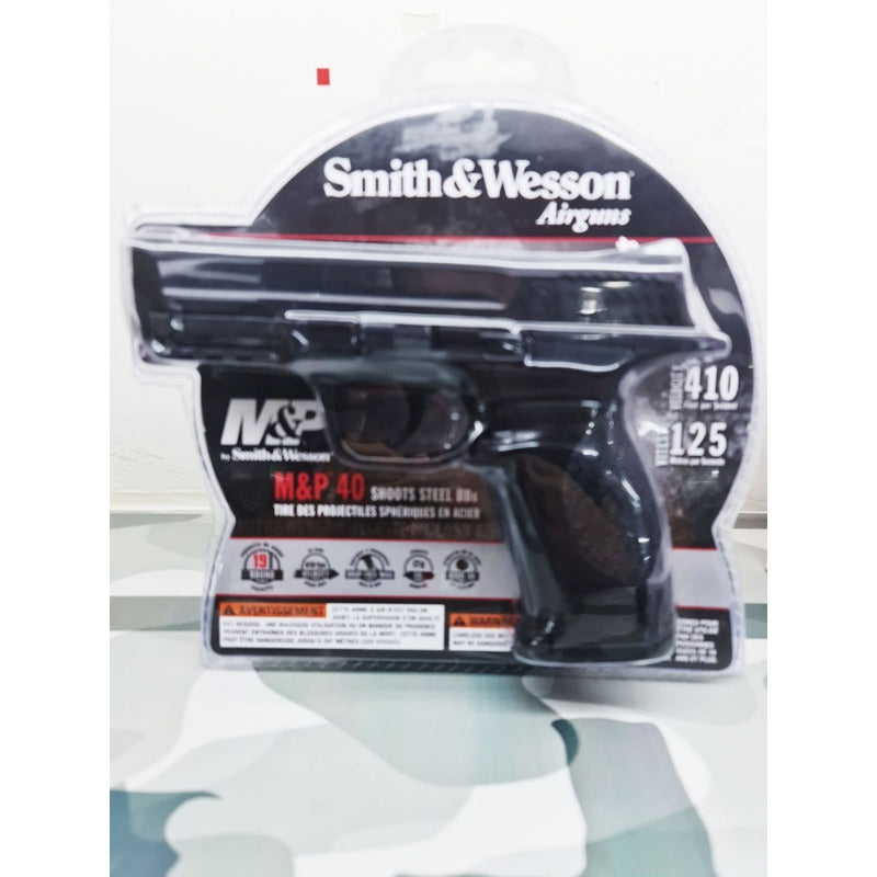 Pistola Smith & Wesson M&p Co2 +aceite+5 Gases+1500 Municion