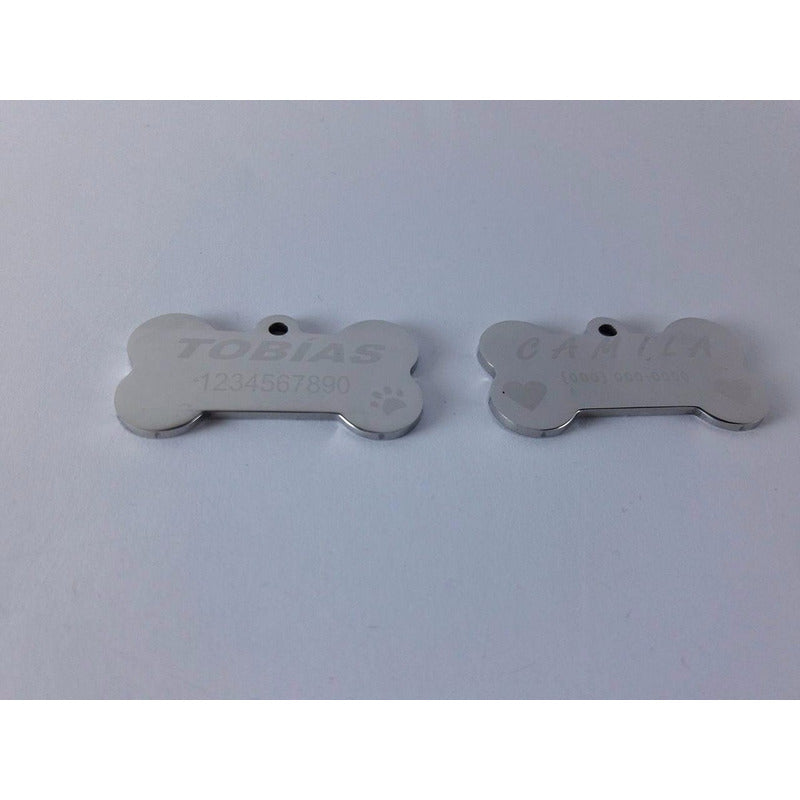 Placa, Tag Personalizado A/inox  Espejo Calidad Premium