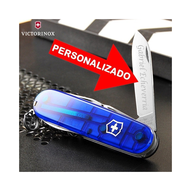 Navaja Victorinox Spartan, Promoción Funda De Piel + Grabado