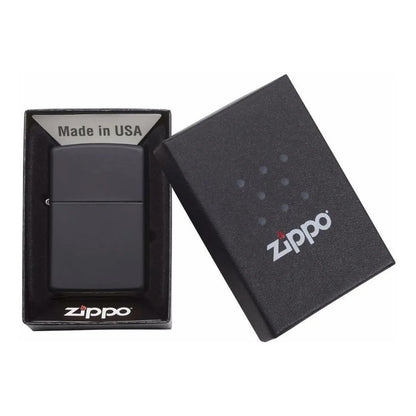 Zippo Original Negro Matte Personalizado Con Logo O Leyenda