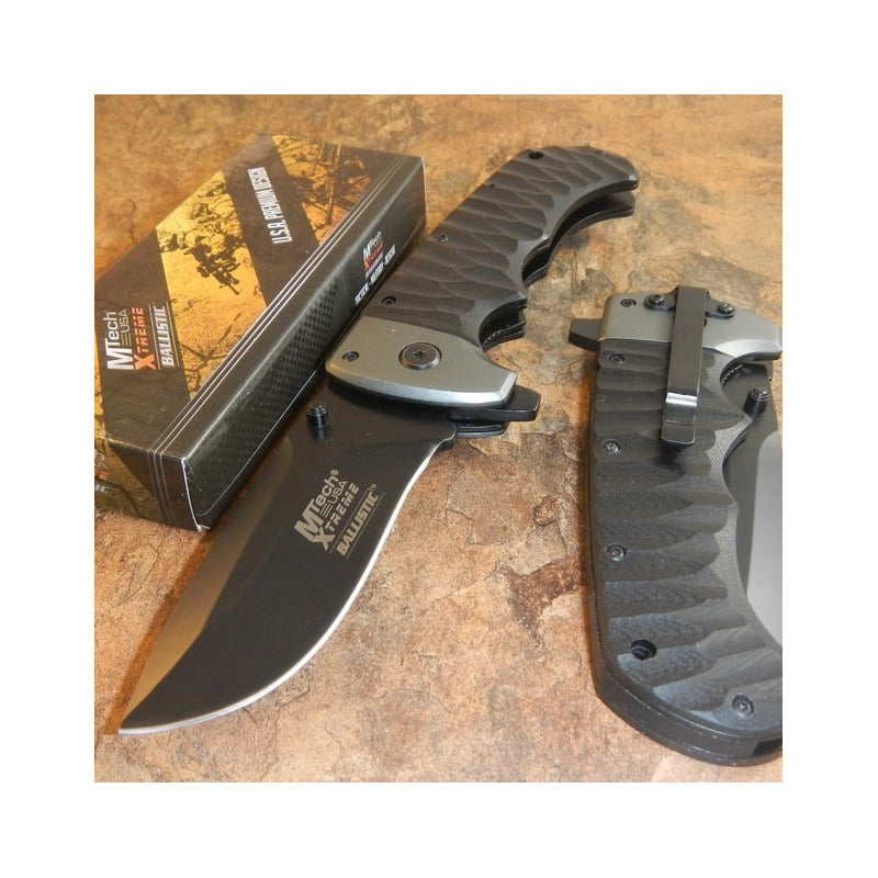 Navaja Plegable Mtech Heavy Duty Ballistic Apertu Resorte