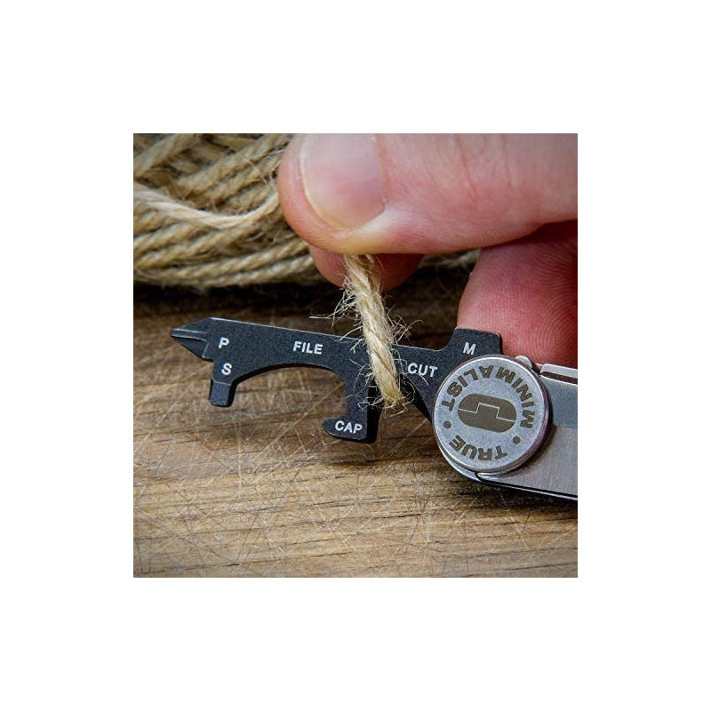 Navaja Plegable Minimalist True Utility De Bolsillo Gris