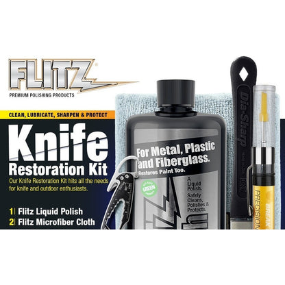 Kit De Mantenimiento Y Restaurador De Navajas Flitz