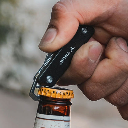 Navaja Plegable Modern Key True Utility De Bolsillo Negro