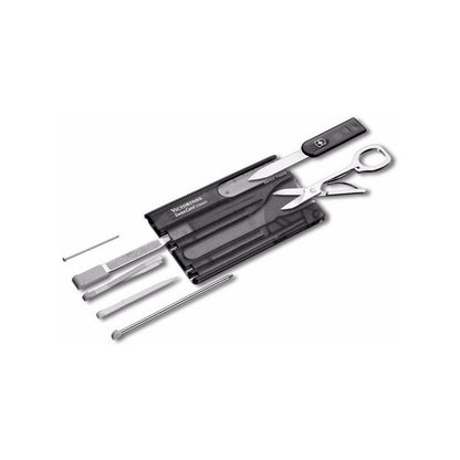 Swiss Card Negra Tran Victorinox 0.7133.t3 + Tu Logo Grabado