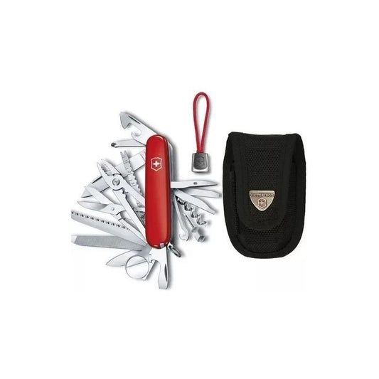 Navaja Swisschamp Victorinox+funda Nylon +cordon Vx+grabado