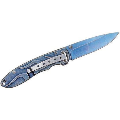 Navaja Harley Davidson Tec X® Tk-b (t0114.5b)clip Azul Stone