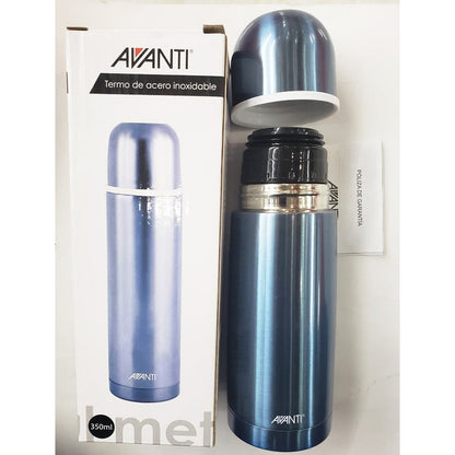 Termo Avanti Chphf004.3  350 Ml, Doble Pared, Color Azul Met