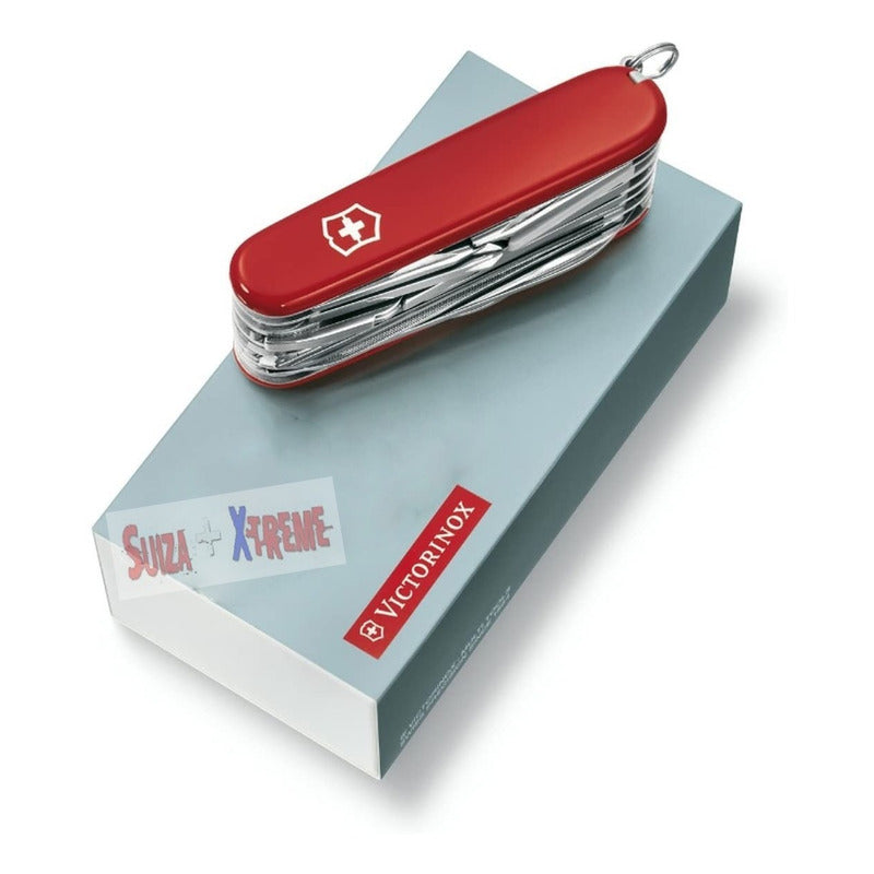 Navaja Victorinox Swiss Champ Roja 33 Usos 1.6795+grabado Pe