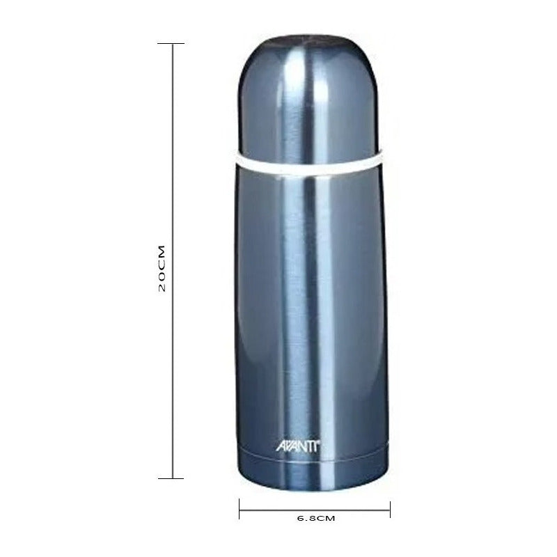 Termo Avanti Chphf004.3  350 Ml, Doble Pared, Color Azul Met
