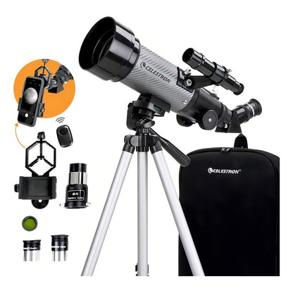 Celestron Telescopio Travel Scope 70dx Portable Color Gris