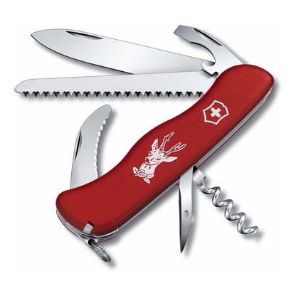 Navaja Victorinox Hunter Rojo 12 Funciones 0.8573 con Personalizado Laser En Hoja