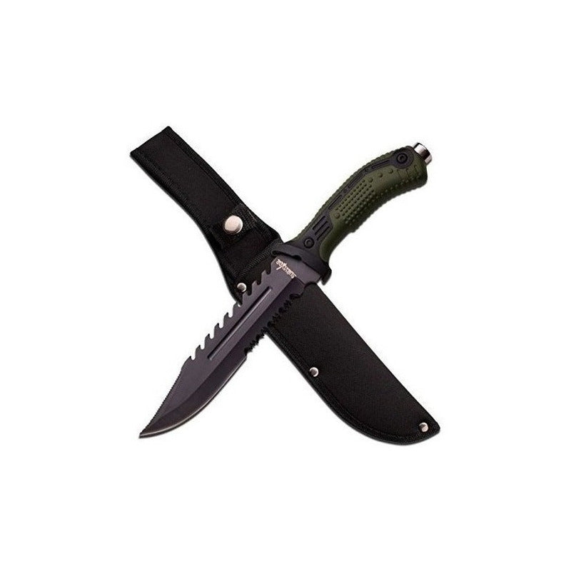 Survivor Hk-793gn Supervivencia Cuchillo De Hoja Fija.