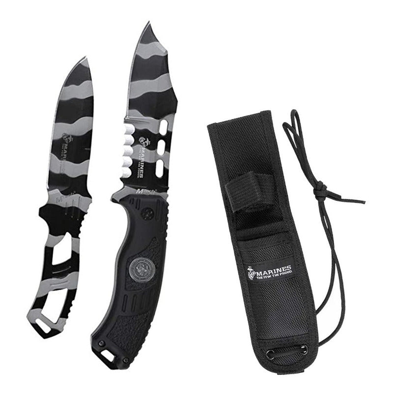 Cuchillo Tactico Marines Con Licencia Oficial  M-1032uc