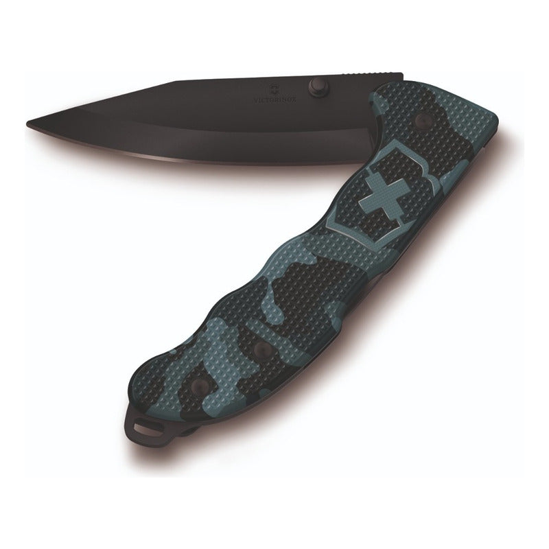 Navaja Multiuso Victorinox 0.9425.ds222 Color Azul Clamuflaje Con 4 Herramientas