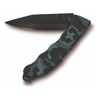 Navaja Multiuso Victorinox 0.9425.ds222 Color Azul Clamuflaje Con 4 Herramientas