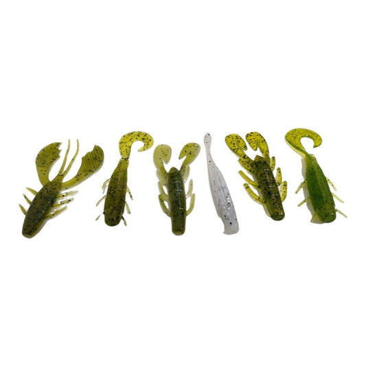 Señuelos De Goma Storm 6 Pack Variado