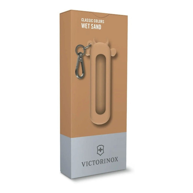 Funda De Silicona Victorinox Forma De Vaca Wet Sand 4.0454