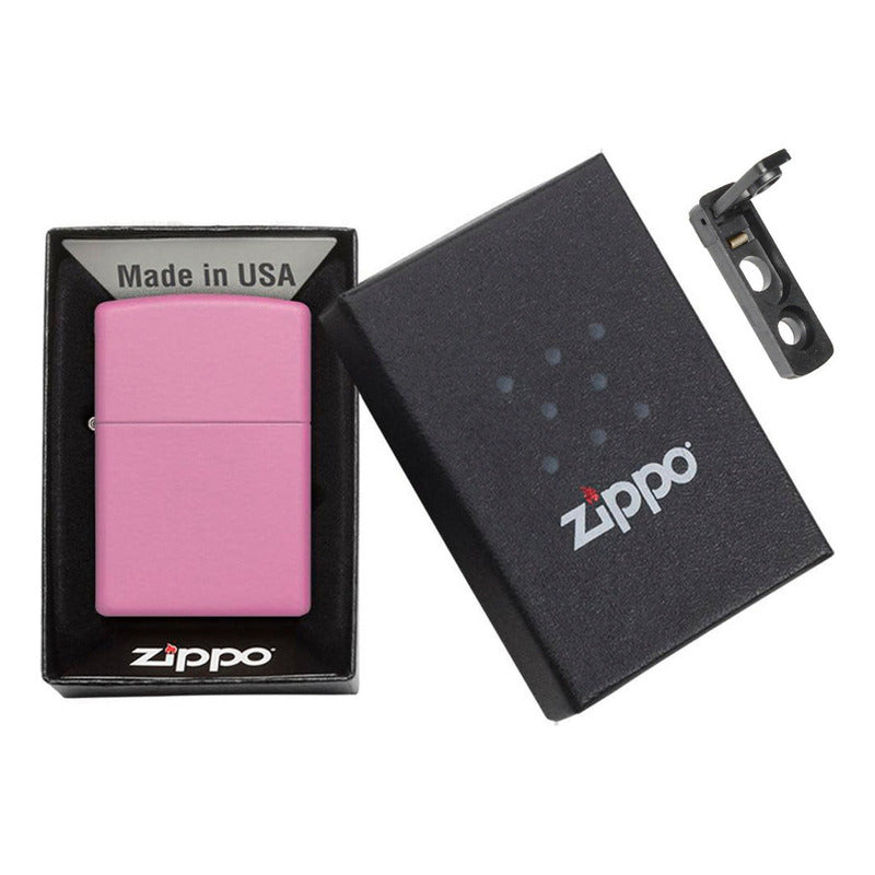 Encendedor Zippo Regular Rosado Mate