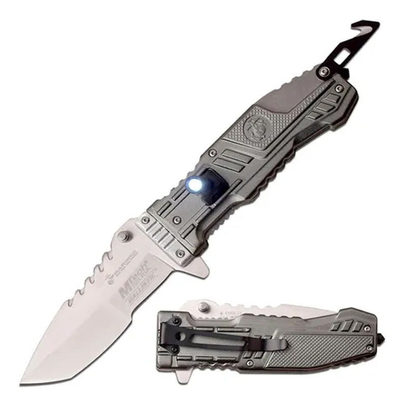 Navaja De Rescate Mtech Marines M-a1056gy Licencia Oficial