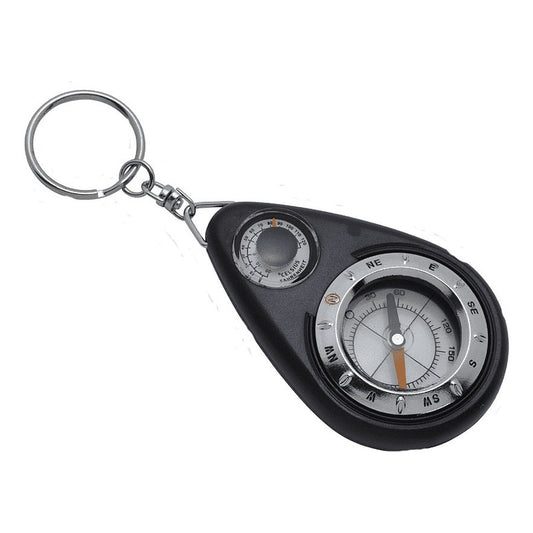 Llavero De Brújula Con Termómetro