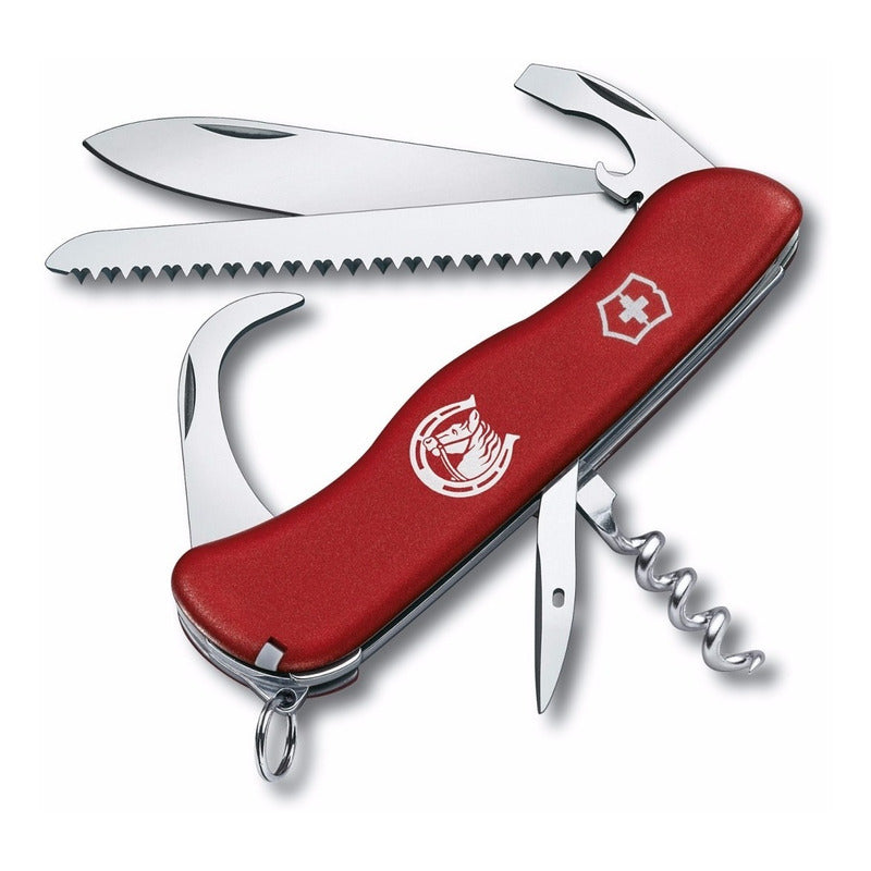 Navaja Victorinox Equestrian Rojo12 Funciones 0.8583 Con grabado Laser en Hoja