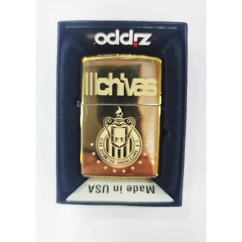 Encendedor Zippo Dorado Original Personalizado Con Grabado X