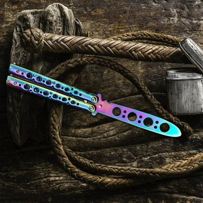 Cuchillo Navaja Tactica De Entrenamiento Mariposa Balisong