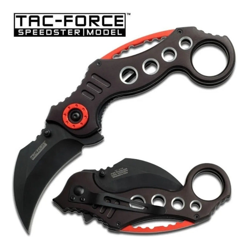 Navaja Karambit Asistida Tac-force Con Tu Nombre En La Hoja